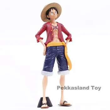 Anime Viens Gabals Grandista Monkey D. Luffy PVC Rīcības Attēls Kolekcionējamus Modelis Rotaļlietas