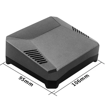 Argona VIENS M. 2 Lietā par Aveņu Pi 4 Modelis B M. 2 SATA SSD USB 3.0 Valdes Atbalstu UASP iebūvētu Ventilatoru Alumīnija Gadījumā