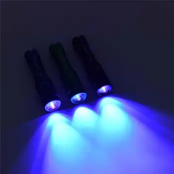 Astrolux A01UV Mono-izejas 395nm UV Lukturīti 395 Ultravioleto Black Fluorescences Detektoru Mini LED Keychain Blacklamp Lāpu