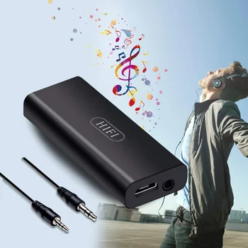 Audio 3,5 mm Austiņu Pastiprinātāju Melnās Mūzikas Uzlabotājs Uzlādējams Portatīvo Stereo Austiņas HIFI Mini Mājas Spēcīgs Tālruni