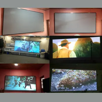 Augstas Izšķirtspējas projektoru, ekrānu portatīvo salokāmo anti-crease iekštelpu un āra projektoru filmas ekrāna piemērots mājas