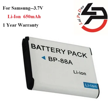 Augstas Kvalitātes 650mAh Pavisam Jaunu Rezerves Akumulatoru Samsung BP88A +DC132 DV200 DV300 DV300F IA-BP88A