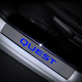 Auto Stils Priekš Nissan Quest Oglekļa Šķiedras Auto Pretnodiluma Plāksnes Sānu Durvis, Palodzes Aizsargs, Auto Uzlīmes Auto Piederumu Daļas par 4gab komplekts