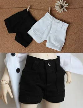 BJD lelles bikses, melna balta atdzist maz zēns īsās stilu 1/3 1/4 BJD SD leļļu piederumi
