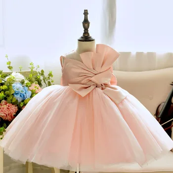 Baby girl Apģērbu Rozā kleita Meitenēm, Bērniem, Dzimšanas dienu, Kāzas Puse Princese Kleitas toddler Meitene Apģērbs, Bērnu Vestidos