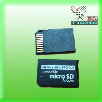 Bezmaksas Piegāde 10Pcs/Daudz Melnā Photofast CR5400 Dual Slots Micro SD TF Karti, lai MS (Memory Stick Pro Duo Adapteri