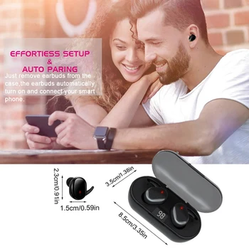 Bezvadu Bluetooth Q2 TWS Bluetooth 5.0 Wireless Touch Trokšņa Samazināšanas Austiņas, Telefona Mobilo telefonu aksesuāri 2020