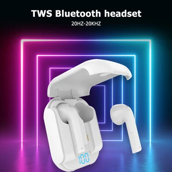 Bezvadu Stereo Sporta Austiņas ar Mikrofonu TWS Bluetooth 5.0 Earbuds pie Auss liekamais skaļrunis Bluetooth Sporta Earbuds Austiņas