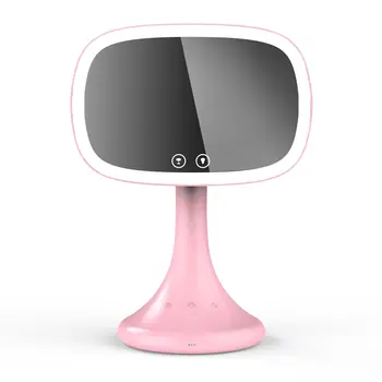 Bluetooth Skaļruni, LED Touch Ekrāns, Kosmētikas Spogulis Gaismas Smart touch ekrānu ar 10X Lupa Regulējams Iedomība Galda Spogulis
