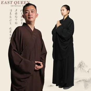 Budistu mūks, halāti, apģērbs, kostīmu drēbes sievietēm sieviešu shaolin mūku drānās zen meditācija apģērbu KK1984 H