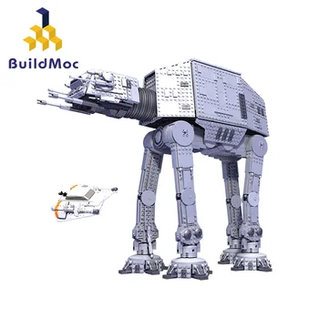 Buildmoc 05130 Starpzvaigžņu visuma AT Walker Cīnītājs, Celtniecības Bloki, Ķieģeļi Izglītības Rotaļlietas Saderīgs ar LepinBlock