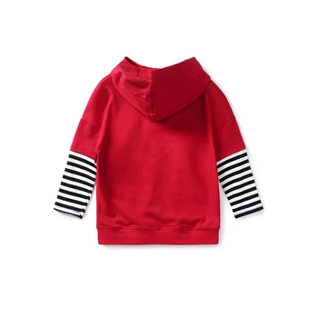 Bērniem hoodies modes zēns, meitene pelēkā vārna džemperis ar garām piedurknēm kokvilna pavasara rudens Bērns iela kostīmu hoodies sporta Krekls