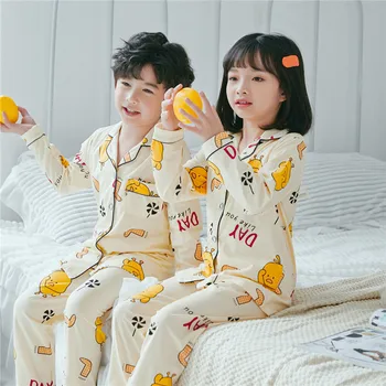 Bērnu Pidžamas Meitenēm Pidžamas Karikatūra Izdrukāt 2020. Gadam Pavasara Vasaras Bērni Pijama Set Boys Sleepwear 8 10 12 Gados Meitenes Homewear
