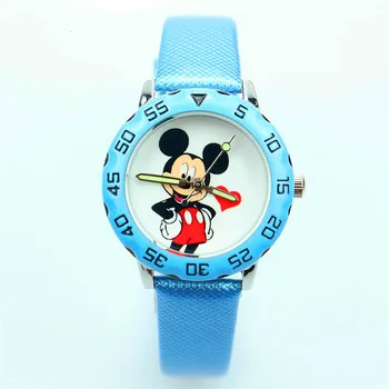 Bērnu skatīties cartoon mīlestība Mickey vienkārša jostas gaismas skatīties bērniem pulksteņi pulksteņi bērniem 