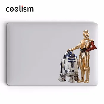 C3PO & R2D2 Robots Krāsains Uzlīmes, Klēpjdators Apple MacBook Decal Gaisa Pro Retina 11 12 13 15 collu Mac Grāmatiņa Ādas kategorijas Uzlīme