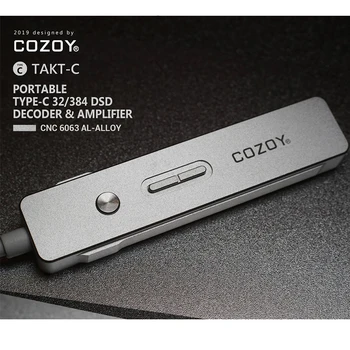 COZOY TATK C/TAKT-C SABRE9018Q2C Pārnēsājamas-c USB DAC Decoder & Ampplifier Atbalsta 32 bitu PCM/384kHz DSD256 par Android