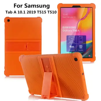 Case for Samsung Galaxy Tab 10.1 SM-T510 T515 Tablete Gadījumā Stāvēt Vāciņš Samsung Galaxy Tab 10.1 2019 Būtiska Capa Gadījumā
