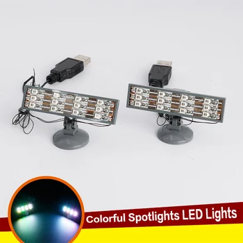 Celtniecības bloki Universāli DIY LED Apgaismojums Ķieģeļu Komplekts KM Rotaļu Ķieģeļi Rotaļlieta ar USB Portu Krāsains Apgaismojums Komplekts