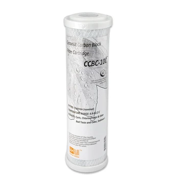 Coronwater CCBC-10C Kokosriekstu Ogle, kas Bloķē Ūdens Filtra Kasetne RO Ūdens Filtru Nomaiņa