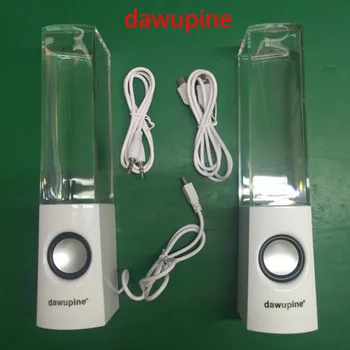 Dawupine Dejas Ūdens Skaļruņu LED Gaismas, Bluetooth, Stereo Skaļrunis Mini USB mobilo tālruni, klēpjdatoru MP3 MP4 PSP Portatīvo datoru