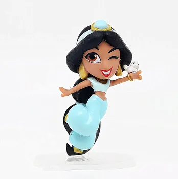 Disney Princess Komiksi Minis Series1 2 3 4 Raksturs Moana/Snow White/mulan/Belle/Ariel/Eriks/Jasmine/Tiana Attēls Rotaļlietas labākā Dāvana