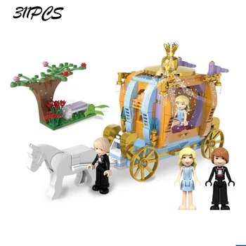 Disney Saldēti Draugiem Rapunzel Pils Anna Aisha Svens Hans Puzzle Samontēti Celtniecības Bloki, Dāvanas Bērniem 43187 JAUNU 2021