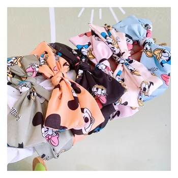 Disney cartoon Saldēti bērniem galvas stīpu loku matu pin lelle piederumi galvas princese kosmētikas cepures meitene dzimšanas dienas dāvana