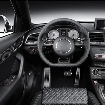 DoColors Auto-stils Metāla Gāzu Bremzes Kāju Pedāli Vāka pamatni, mainīt lietā Audi Q3 SQ3 A3 TT S3 S1 ,auto piederumi