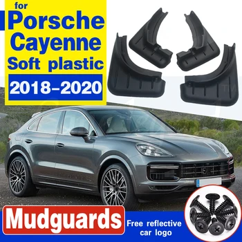 Dubļusargi par Porsche Cayenne PO536 2018~2020 Mudflap Fender Dubļu Sargi Splash Guard Auto Priekšā, Aizmugurējo riteņu Piederumi