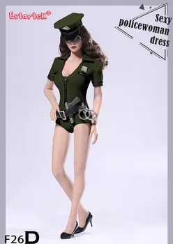[ESTARTEK] F26 1/6 Cosplay Sexy Policewoman Tērps 12inch Rīcības Attēls DIY