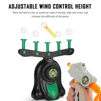Elektriskās Gaisa Shot Svārstības Bumbu Smieklīgi Peldošu Mērķi Airshot Spēle Putu Dart Blaster Šaušanas Bumbu, Rotaļlietu, Mazulis Dāvanu