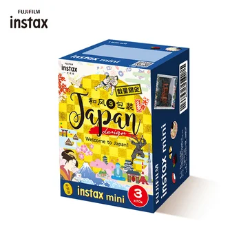 Fujifilm Instax Mini Filmu Japānas Dizaina 30 Loksnes/Pakotnes, Foto Papīrs Fuji tērzēšanas kamera 8 7s 11 25 50 90 70 saiti, ar Paketi