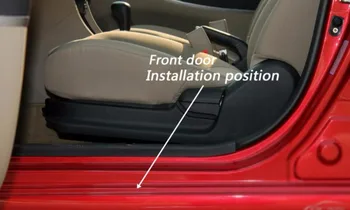 Gadījumā Lada Vesta durvis, palodzes, nerūsējošā tērauda, 4gab/komplekts Lada auto piederumi Vesta auto stils