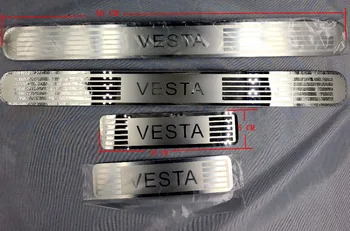 Gadījumā Lada Vesta durvis, palodzes, nerūsējošā tērauda, 4gab/komplekts Lada auto piederumi Vesta auto stils
