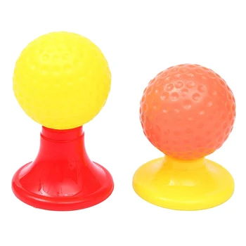 Golfa Komplekts Pīrāgus, Plastmasas 3 Bumbiņas + 2 Tees + 3 golfa Cue+ Golfa Caurumu Bērniem Rotaļlietas