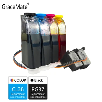 GraceMate Saderīgu Canon PG37 CL38 CISS Beztaras Tintes IP1800 IP1900 IP250 IP2600 MP140 MP190 MP210 MP220 MP470 MX300 Printeri