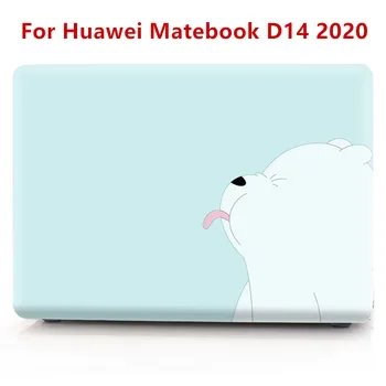 Gudrs Marmora Gadījumā Matebook 14 D 2020 Grūti Dzīvnieku Izdrukas, Matēts Skaidrs, Piederumi Vāks Huawei Matebook D14 Gadījumā 2020. Gadam Būtiska