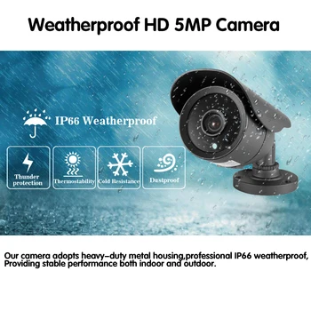 HD 1080P 4MP 5MP AHD Kameras CCTV Bullet Fotokameras Ūdensdrošs IS Nakts redzamības 1920P Drošības Kameru AHD Kameras sistēma