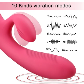 HWOK 18+ Apkures Rabbit Vibrators paredzēts Sievietei Pieaugušo Seksa Rotaļlietas Sievieti G Spot Maksts Klitora Stimulators Sieviešu Masturbator
