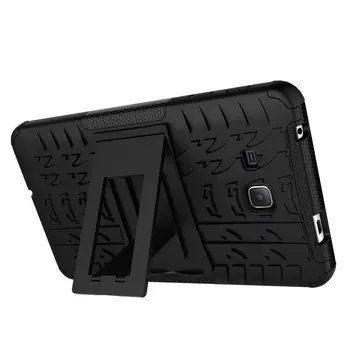 Hibrīda Bruņas Statīvs Silīcija Tablet Case for Samsung Galaxy Tab A6 7.0 2016 T280 T285 SM-T280 SM-T285 Segtu Būtiska Coque