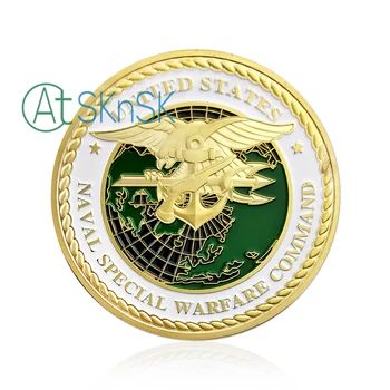 IPC Navy SEALS Īpašo Spēku Izaicinājums Monētas Seal Team ASV Militārās JŪRAS GAISA, ZEMES Piemiņas Suvenīru Monētu Kolekciju