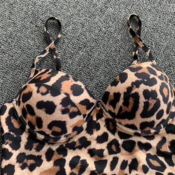 Imayio Viens Gabals Peldkostīms, Leoparda Drukas Push Up Swimweat Sexy Viens Gabals Peldēt Tērpi