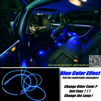 Interjera Apkārtējās Gaismas Regulēšana Atmosfēras Optisko Šķiedru Joslā Deg Renault Twingo Iekšpusē Durvju Paneļa apgaismojums Nav EL gaismas