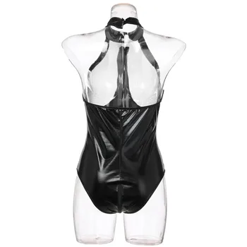 Ir 2021. Jumpsuit Sieviešu Sexy Apakšveļa Plus Lieluma Ādas Acu Apakšveļa Apakšveļa Bodysuit Sleepwear Bodystocking Piliens Kuģniecība