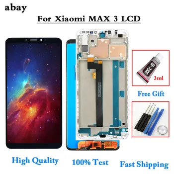 JAUNU LCD Xiaomi Max 3 MI Max 3 Max3 LCD Displejs Touch Panel Digitizer Par Xiaomi Mi Max 3 Lcd Displeja Nomaiņa 6.9'