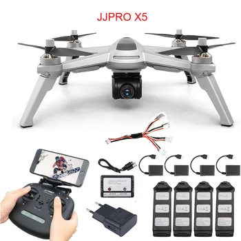 JJRC JJPRO X5 RC Dūkoņa 5G WiFi FPV Drones GPS Pozicionēšanas Augstums Turiet 1080P Kamera Punktu Interesanti Sekot Brushless Motors