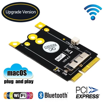 Jaunināšanas Versiju, Mini PCIe (mPCIe) Pārveidotāja Adapteris Kuģa Broadcom BCM943602CS BCM94360CD BCM94331 WiFi un Bluetooth Kartes