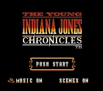 Jauno Indiana Jones Hronikas Spēle Karti 72 Pin 8 Bitu Spēles Spēlētājs