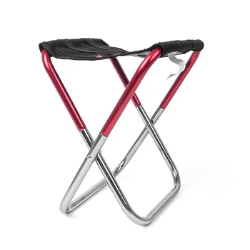 Jauns āra saliekamie krēsli vienkāršu mini izkārnījumos portatīvo kempings zvejas vilcienu rindā Mazar