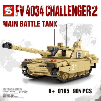 Jaunu Galveno Kaujas Tanku Sērija MUMS M1A2 Abrams Leclerc Celtniecības Bloki Modelis Tehnika Ķieģeļi WW2 Militāro Karavīriem, Skaitļi Rotaļlietas